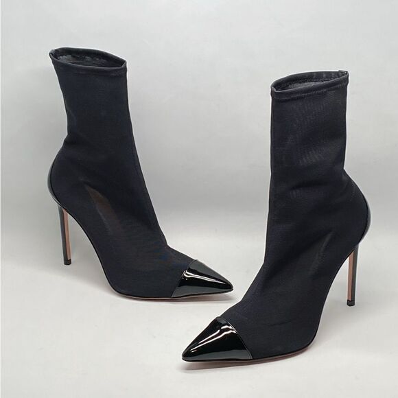 Aquazzura Thunder 105MM Mesh Booties size 37 - Picture 6 of 12